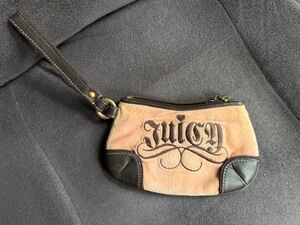 Vintage Juicy Couture Wristlet, pink velvet